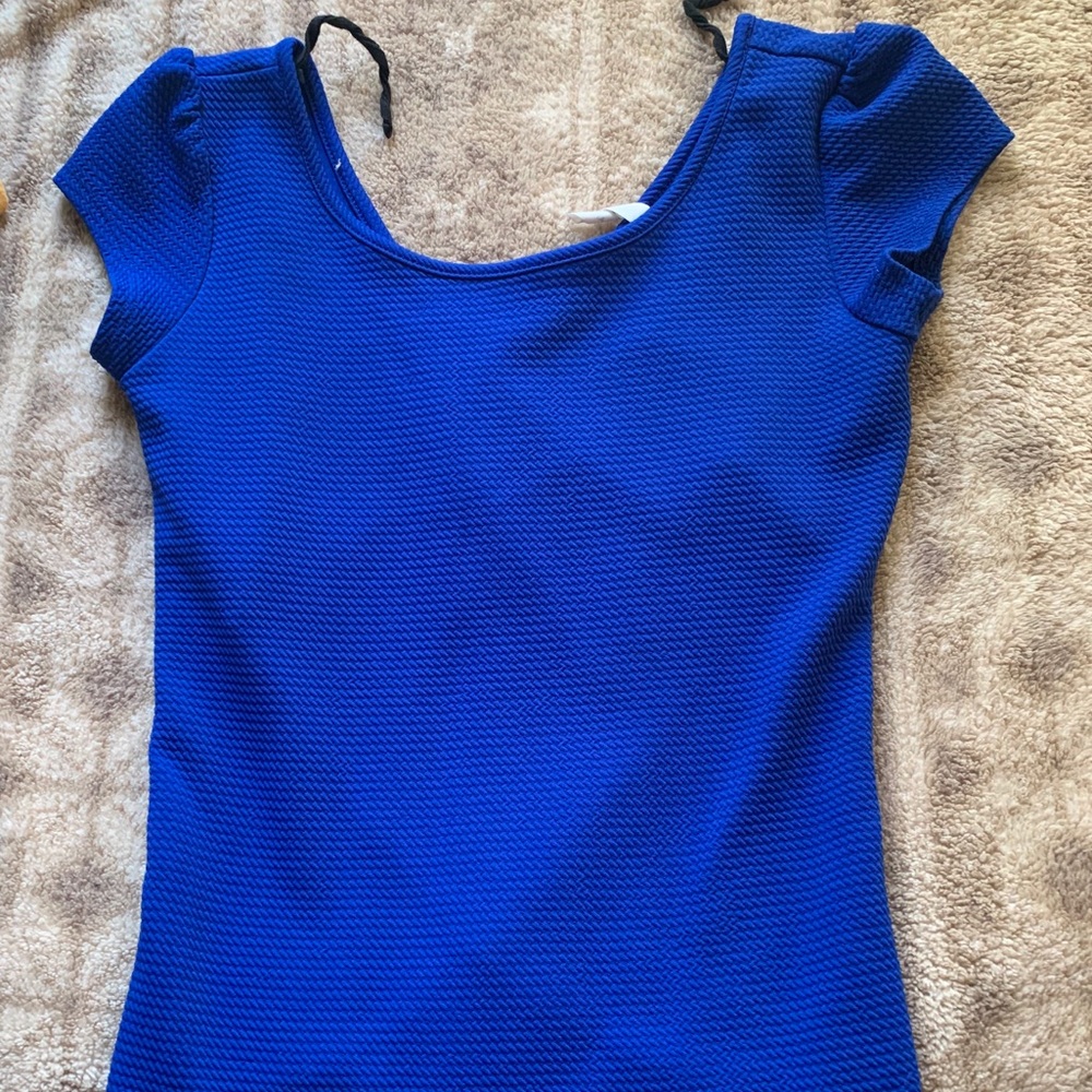 blue women’s blouse